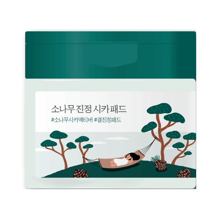 Round Lab Пэды для лица с экстрактами сосны и центеллы для проблемной кожи